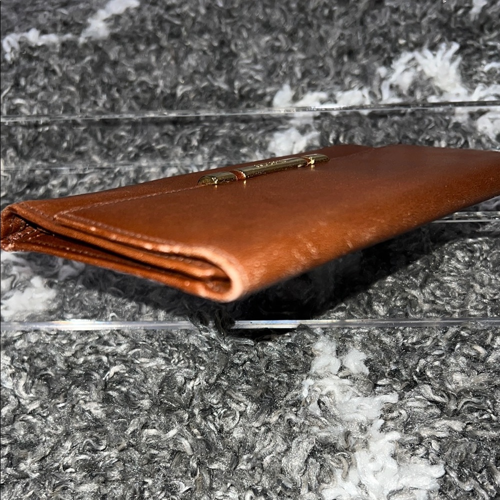 EUC Authentic Vintage Bally Dolce Brandy Calf Long Wallet - Picture 7 of 16